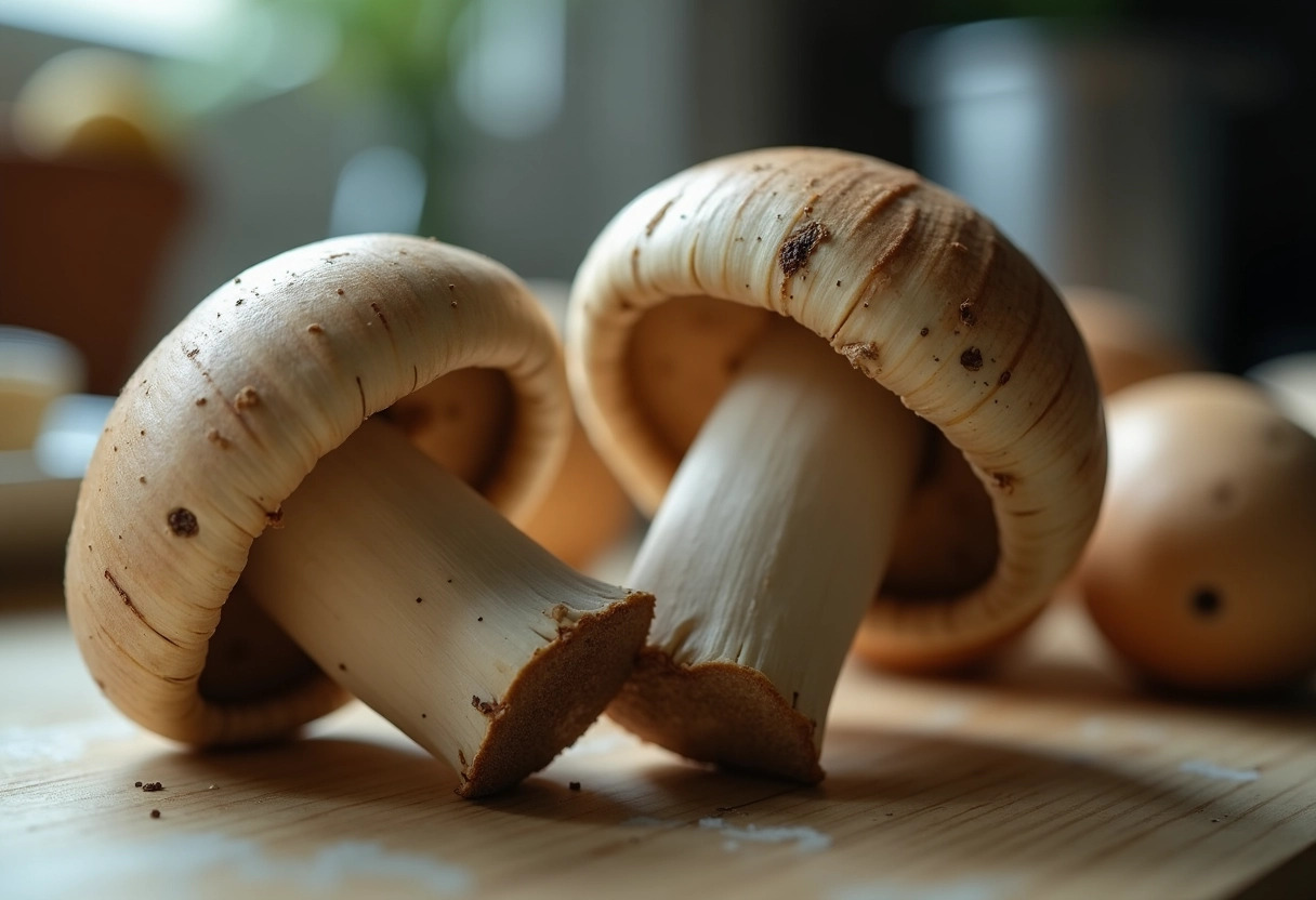 champignons paris périmés